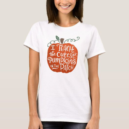 Ich lehre die Niedlichsten Pumpkins im Patch-T - S T-Shirt (Vorderseite)