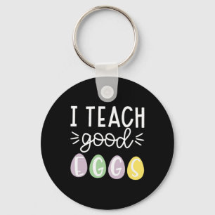 Ich lehre gute Eier Schule Osterhase Eier Ostern Schlüsselanhänger