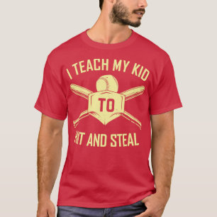Ich lehre mein Kind, Baseball-Vater zu schlagen un T-Shirt
