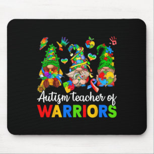 Ich lehre Phantastische Kinder Autismus Bewusstsei Mousepad
