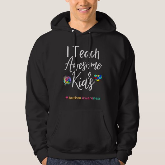 Ich lehre Phantastische Kinder Autismus T-Shirts B (Vorderseite)
