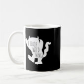 Ich lehre wilde Dinge Monster Spaß Halloween-Gesch Kaffeetasse (Links)