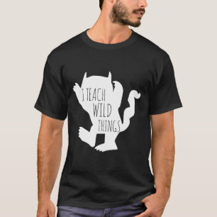 Ich lehre wilde Dinge Monster Spaß Halloween-Gesch T-Shirt