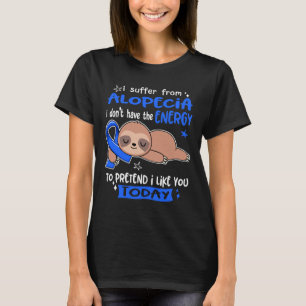 Ich leide an Alopezie, um so zu tun, als ob ich di T-Shirt