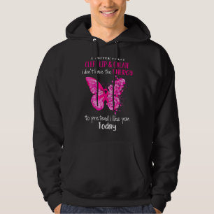 Ich leide an Cleft Lip & Gaumenbewusstsein Rosa Bu Hoodie