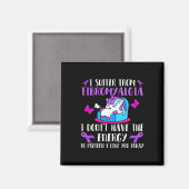Ich leide an Fibromyalgie - Mai an Fibromyalgie Magnet (Vorderseite/Rückseite)