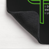Ich leide an Gallenkrebs Mousepad (Ecke)