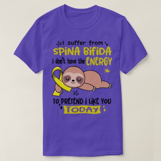 Ich leide an Spina Bifida habe ich nicht die Energ T-Shirt (Design vorne)