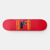 "ICH LEIDE NICHT UNSANITÄT" lustige verrückte Katz Skateboard (Horizontal)