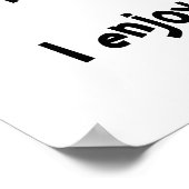 Ich leide nicht unter einem Wahnsinn-Poster Poster (Ecke)