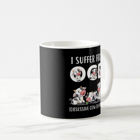 Ich leide unter einer durch Ocd bedingten Zwangsst Kaffeetasse (VorderseiteRechts)