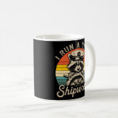 Ich leite ein strenges Schiffswrack Kaffeetasse (VorderseiteRechts)