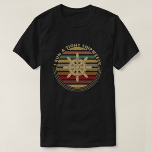 Ich leite ein strenges Schiffswrack T-Shirt