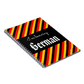 "Ich lerne deutsches" Notizbuch Notizblock (Rechte Seite)