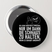 ICH LERNE DOCH NICHT SPRECHEN BUTTON (Vorne & Hinten)