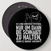 ICH LERNE DOCH NICHT SPRECHEN BUTTON (Vorne & Hinten)