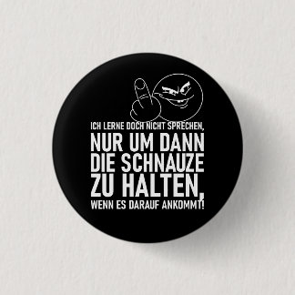 ICH LERNE DOCH NICHT SPRECHEN BUTTON