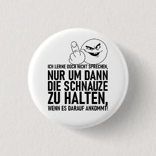 ICH LERNE DOCH NICHT SPRECHEN BUTTON