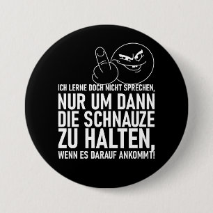 ICH LERNE DOCH NICHT SPRECHEN BUTTON
