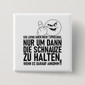 ICH LERNE DOCH NICHT SPRECHEN BUTTON (Vorderseite)