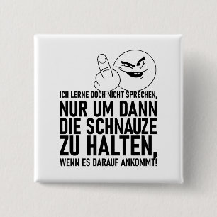 ICH LERNE DOCH NICHT SPRECHEN BUTTON