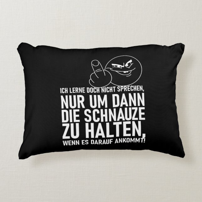 ICH LERNE DOCH NICHT SPRECHEN DEKOKISSEN (Vorderseite)