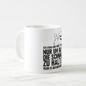 ICH LERNE DOCH NICHT SPRECHEN KAFFEETASSE (Vorderseite Links)