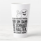 ICH LERNE DOCH NICHT SPRECHEN MILCHTASSE (Vorderseite)
