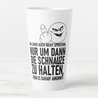 ICH LERNE DOCH NICHT SPRECHEN MILCHTASSE