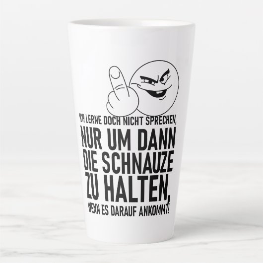 ICH LERNE DOCH NICHT SPRECHEN MILCHTASSE (Vorderseite)