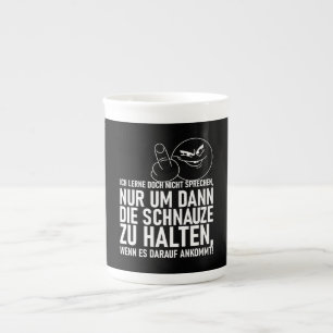 ICH LERNE DOCH NICHT SPRECHEN PORZELLANTASSE