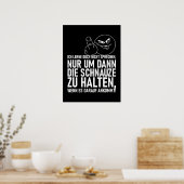 ICH LERNE DOCH NICHT SPRECHEN POSTER (Küche)