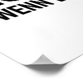 ICH LERNE DOCH NICHT SPRECHEN POSTER (Ecke)