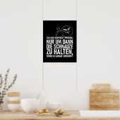 ICH LERNE DOCH NICHT SPRECHEN POSTER (Küche)