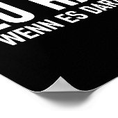 ICH LERNE DOCH NICHT SPRECHEN POSTER (Ecke)
