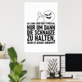 ICH LERNE DOCH NICHT SPRECHEN POSTER (Heimbüro)
