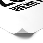 ICH LERNE DOCH NICHT SPRECHEN POSTER (Ecke)