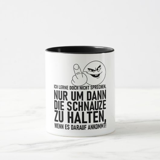 ICH LERNE DOCH NICHT SPRECHEN TASSE (Zentrum)