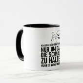 ICH LERNE DOCH NICHT SPRECHEN TASSE (Vorderseite Links)