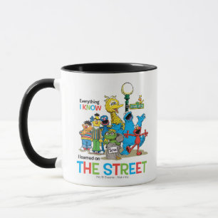 Ich lernte auf DER STRASSE Tasse