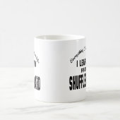 Ich lernte vom Shuffleboard. Kaffeetasse (Mittel)