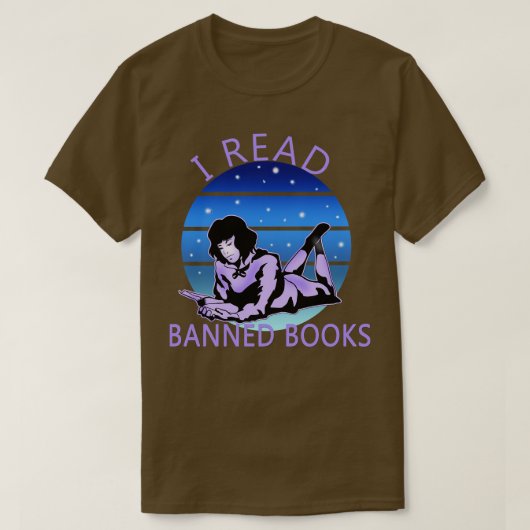 ICH LESE BANNED BOKS T-Shirt (Design vorne)