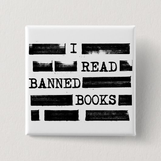 Ich lese Banned Books neu gelesen Button (Vorderseite)