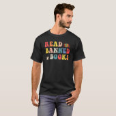 Ich lese Banned Books Reader Bookworm T-Shirt (Vorne ganz)