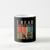 Ich lese Banned Books, Reader, Bookworm T - Shirt Kaffeetasse (Mittel)