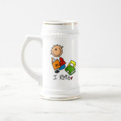 Ich lese bierglas (Links)