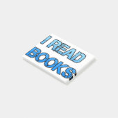 Ich lese Bücher Post-it Klebezettel (angewinkelt)