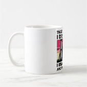 Ich lese Bücher und ich weiß Dinge Kaffeetasse (Links)