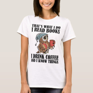 Ich lese Bücher, wenn ich Kaffee trinke T-Shirt
