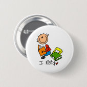 Ich lese button (Vorne & Hinten)
